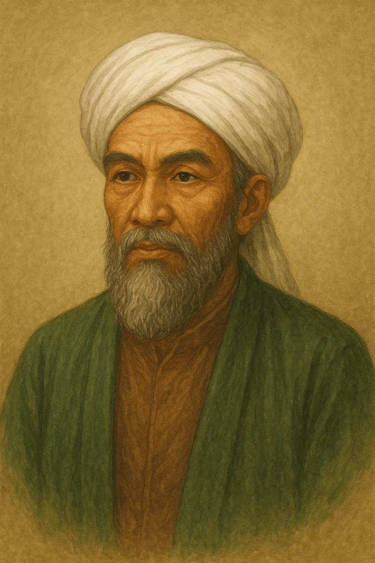 Elderly Man in Traditional Turban